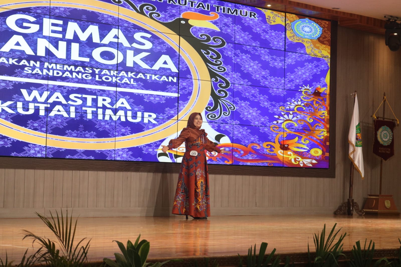 Batik Telang Sangatta Utara Jadi Sorotan Baru di Ajang Wastra Kutim