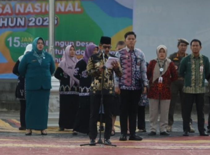 Wabup PPU Pimpin Apel Hari Desa Nasional 2026, Dorong Penguatan Peran Desa Menuju Indonesia Emas