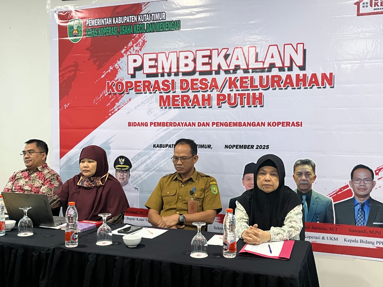 Pembekalan Koperasi Desa Merah Putih di Kutai Timur Tuntas di Lima Zona, Penguatan Kapasitas Pengurus Terus Dikejar